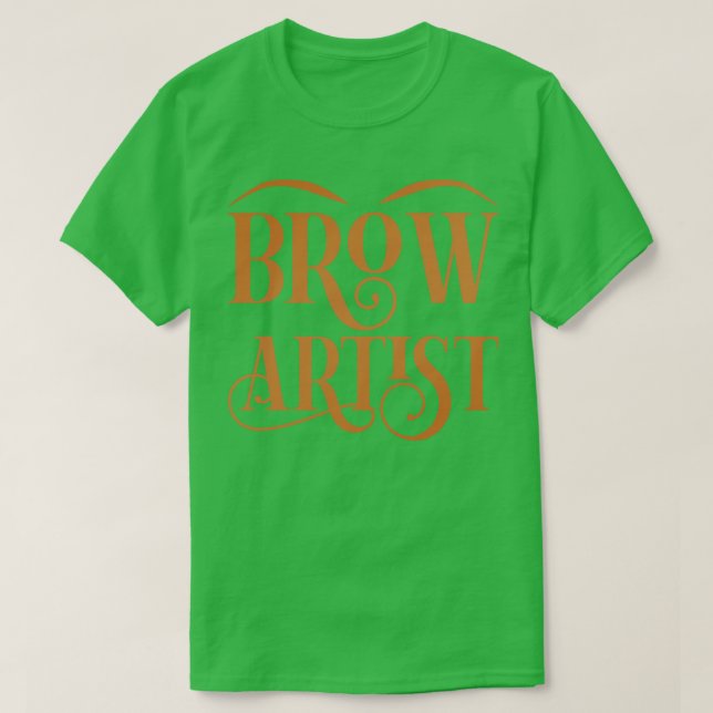 Camiseta Beauticista Cosmética Brow Technician Brow Ar (Frente do Design)
