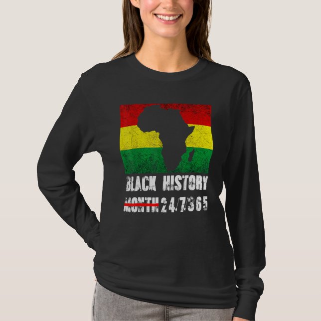 Camiseta Beautiful Black History Month 247365 We Are All Hu (Frente)