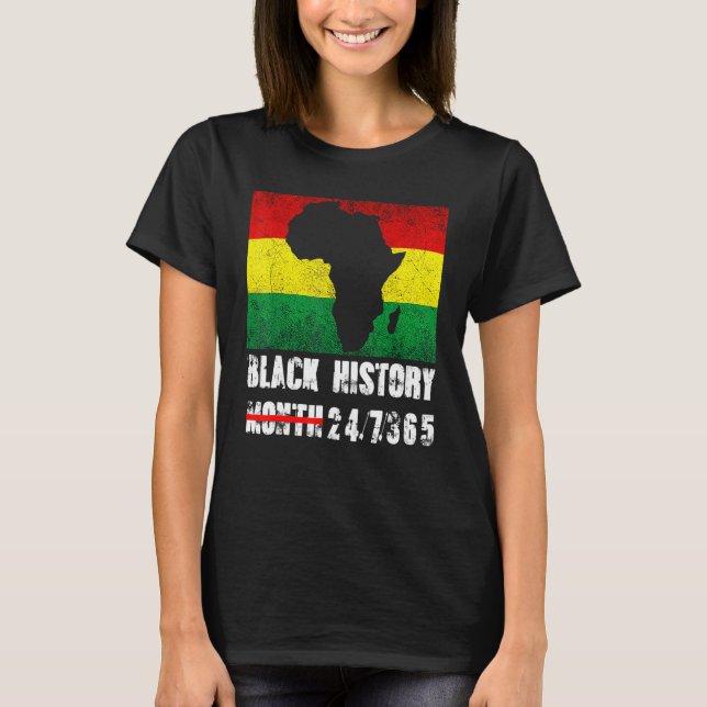 Camiseta Beautiful Black History Month 247365 We Are All Hu (Frente)
