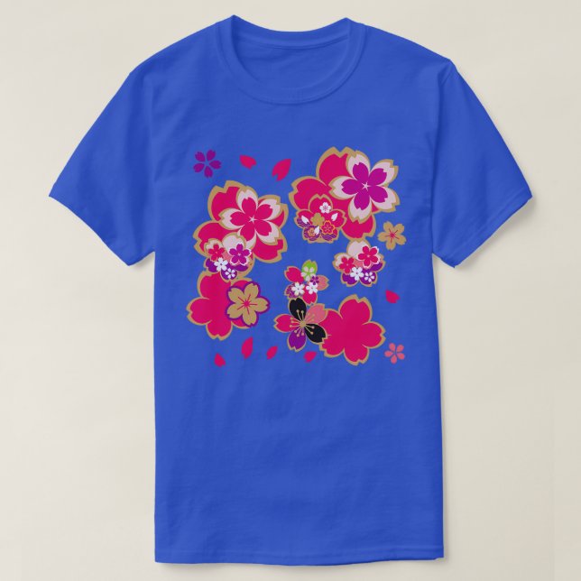 Camiseta Beautiful cherry blossoms of Japan3 (Frente do Design)