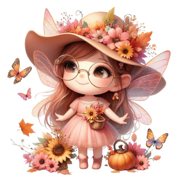Camiseta Beautiful fairy in autumn (Criador carregado)