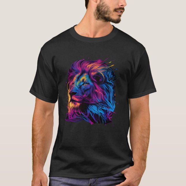 Camiseta Beautiful Lion Head (Frente)