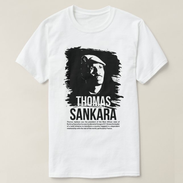 Camiseta Beautiful Model Thomas Revolutionary Sankara Gifts (Frente do Design)