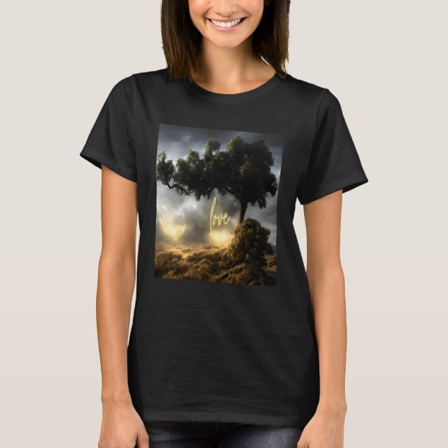 Camiseta Beautiful Vibrant Tree Nature s Beauty  4 (Frente)