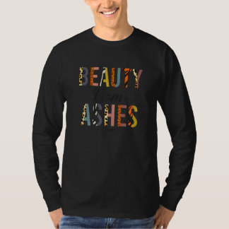 Camiseta Beauty from Ashes Christian leopard Isaiah women R