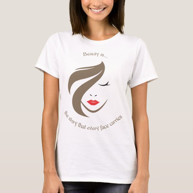 Camiseta Beauty is.... (Frente)