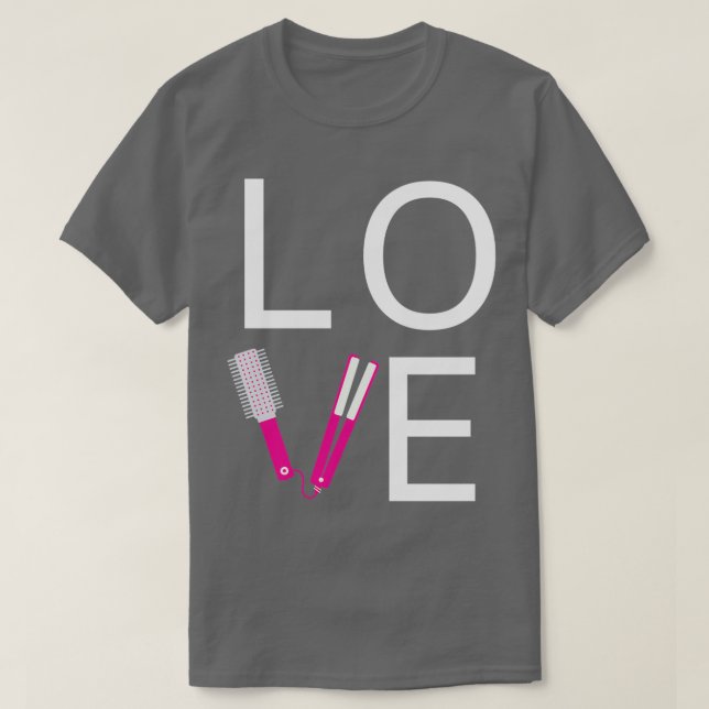 Camiseta Beauty Products love Hairstylist (Frente do Design)