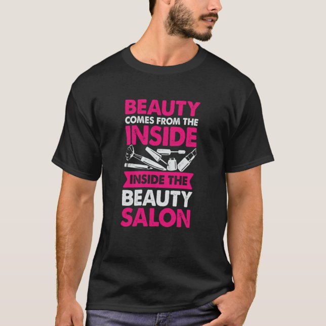 Camiseta Beauty Salon for a Makeup Artist (Frente)