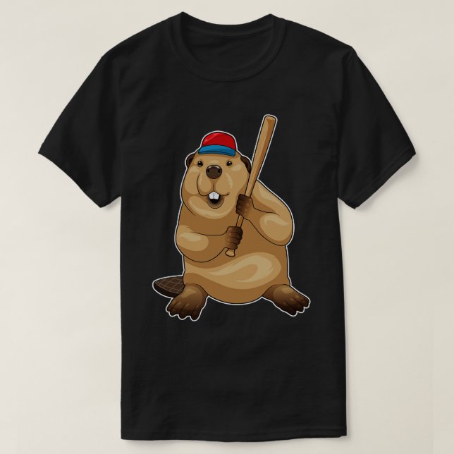 Camiseta Beaver Baseball Baco (Frente do Design)