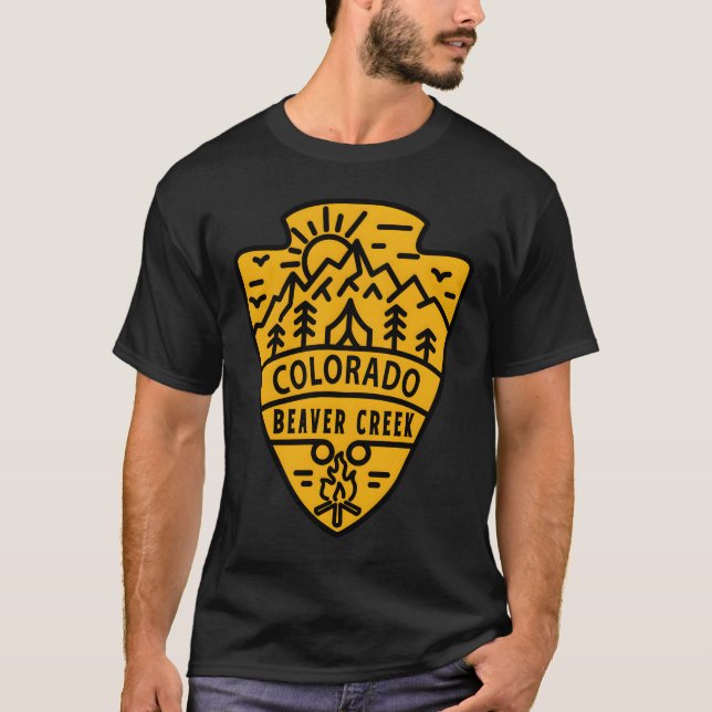 Camiseta Beaver Creek Colorado � Espírito de Aventura (Frente)