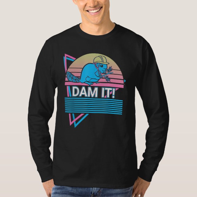 Camiseta Beaver  Dam It (Frente)