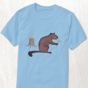 Camiseta Beaver Divertido