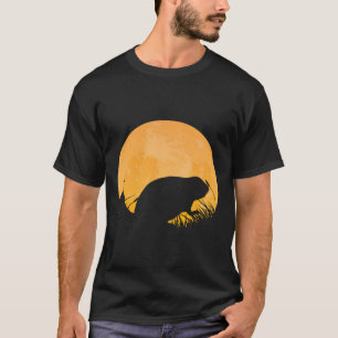 Camiseta Beaver Easy Halloween Outfit Kit Rodent Moon Costu