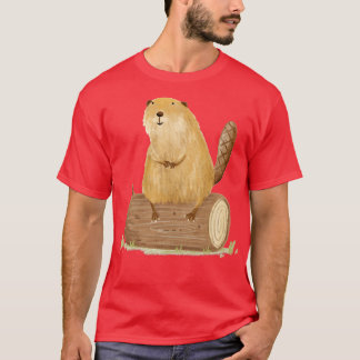 Camiseta Beaver em um registro