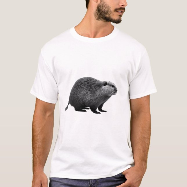 Camiseta Beaver Love on White Tee (Frente)