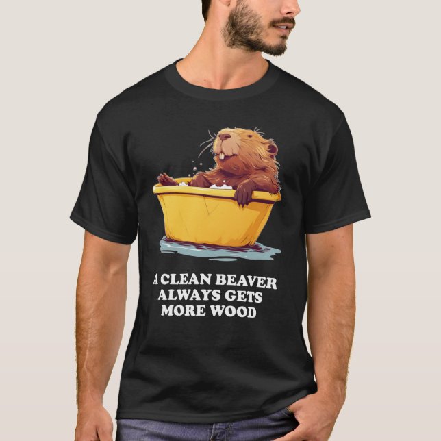 Camiseta Beaver Lover Bath (Frente)