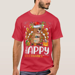 Camiseta Beaver Lover Halloween Feliz HalloObrigado