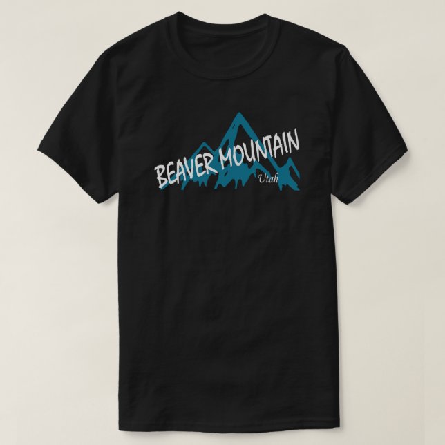 Camiseta Beaver Mountain Resort Mountains (Frente do Design)