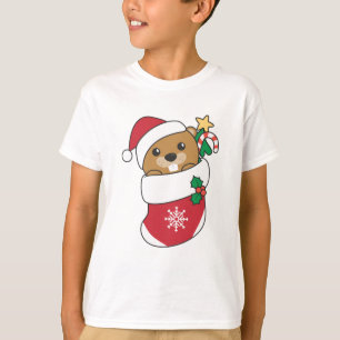 Camiseta Beaver Natal Neve Inverno Beaver