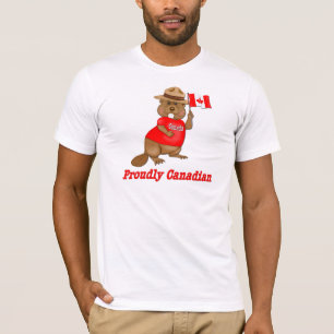 Camiseta Beaver orgulhosamente canadense