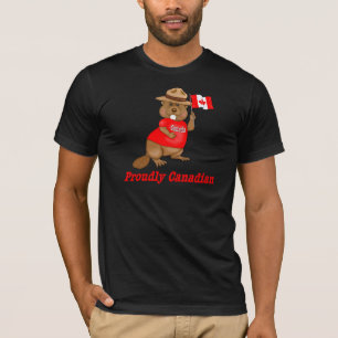 Camiseta Beaver orgulhosamente canadense