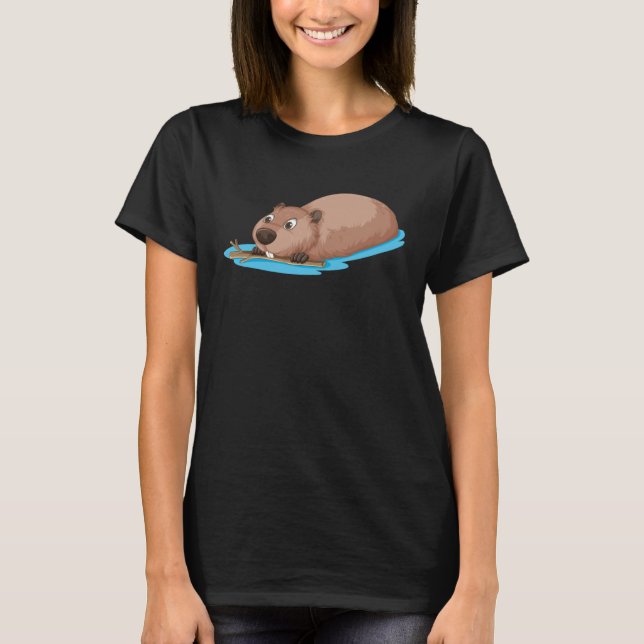 Camiseta Beaver para castor 4 (Frente)