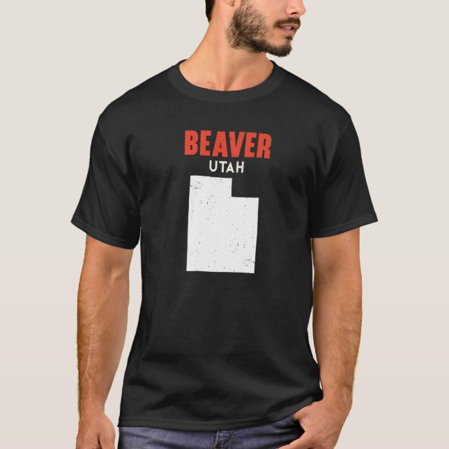 Camiseta Beaver Utah State America Viagem Utahan (Frente)