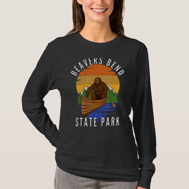 Camiseta Beavers Bend State Park Oklahoma Ok Camping 2 (Frente)