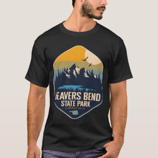 Camiseta Beavers Bend State Park Oklahoma OK Retro Camping 