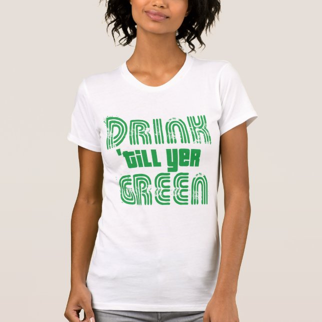 Camiseta Beba até o verde (Frente)