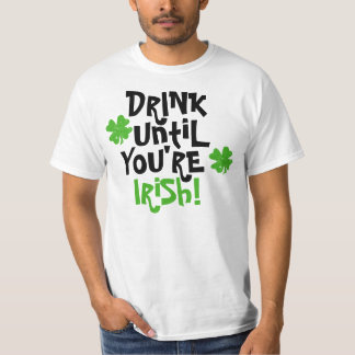 Camiseta Beba até que você esteja irlandês