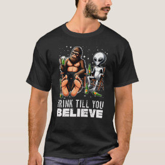 Camiseta Beba Até Você Acreditar, Alienígena Pé-Grande Cerv