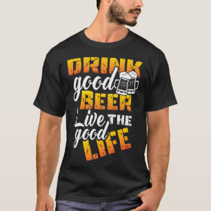 Camiseta Beba Bela Viva A Boa Vida Da Cerveja Engraçada Oc