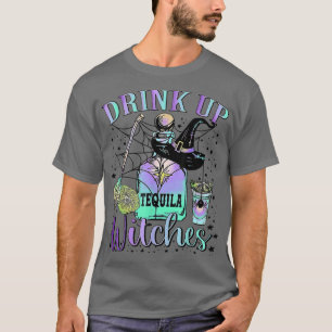 Camiseta Beba Bruxas de Halloween Tequila Wine Lo