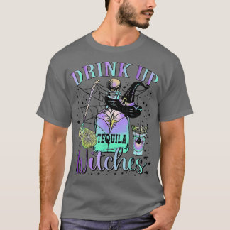 Camiseta Beba Bruxas de Halloween Tequila Wine Lo