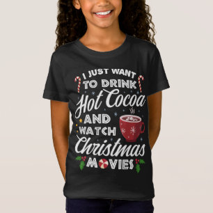 Camiseta Beba Cacau Quente Assista Filmes De Natal Engraçad