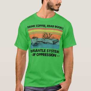 Camiseta Beba Café Leia Livros Amante de Livros