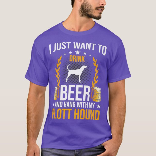 Camiseta Beba Cerveja E Aguente Com Meu Cachorro De Cachorr (Frente)