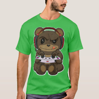 Camiseta Beba com a controladora de jogos I Engraçado Jogos