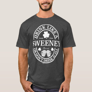 Camiseta Beba Como Um Dia de São Patrício De Shamrock Sween