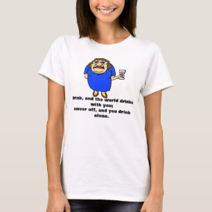 Camiseta Beba e o mundo bebe com você