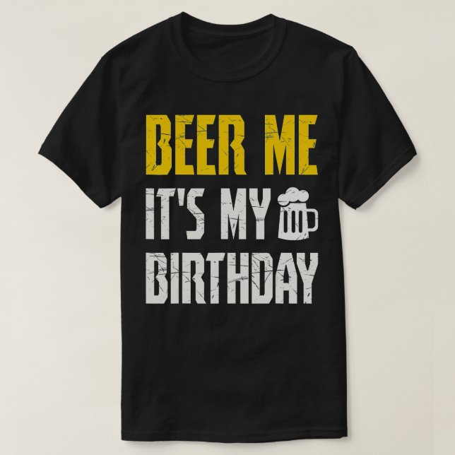 Camiseta Beba-Me Os Meus Amantes De Festa de aniversário (Frente do Design)
