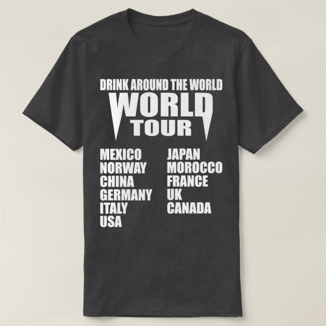 Camiseta Beba Pelo Mundo (Frente do Design)