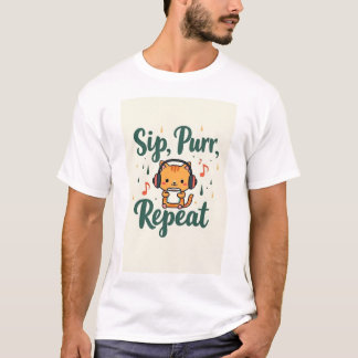 Camiseta Beba Ronronar Repita