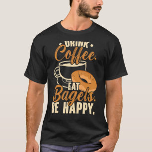 Camiseta Beba Sacos Comendo Café Seja Feliz Cafeína Comida