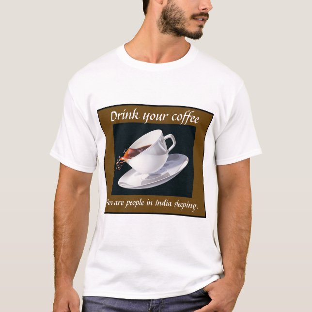 Camiseta Beba seu café (Frente)