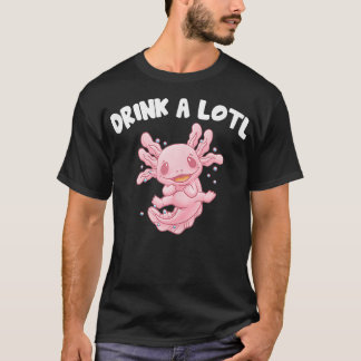 Camiseta Beba Um Amphib Humor Axolotl Engraçado