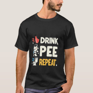 Camiseta Beba Xixi Repita Festa Bêbado Dica -