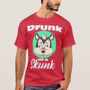 Camiseta Bebado como Artesanato Skunk TShirt Shirt IPA
