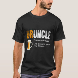 Camiseta Bêbado - Como Um Tio Normal Só Bêbado - Engraçado